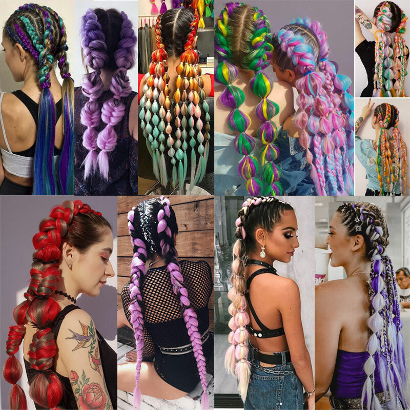EZ Braid Hair Pre-Stretched Braiding Hair Extensions Long Smooth Natural Braids
