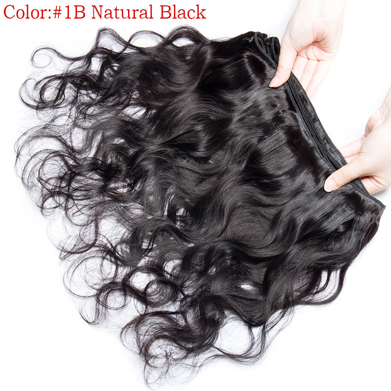 Thick 1-4 Bundles Peruvian Virgin Human Hair Extensions Weave Weft Long 28 30 US