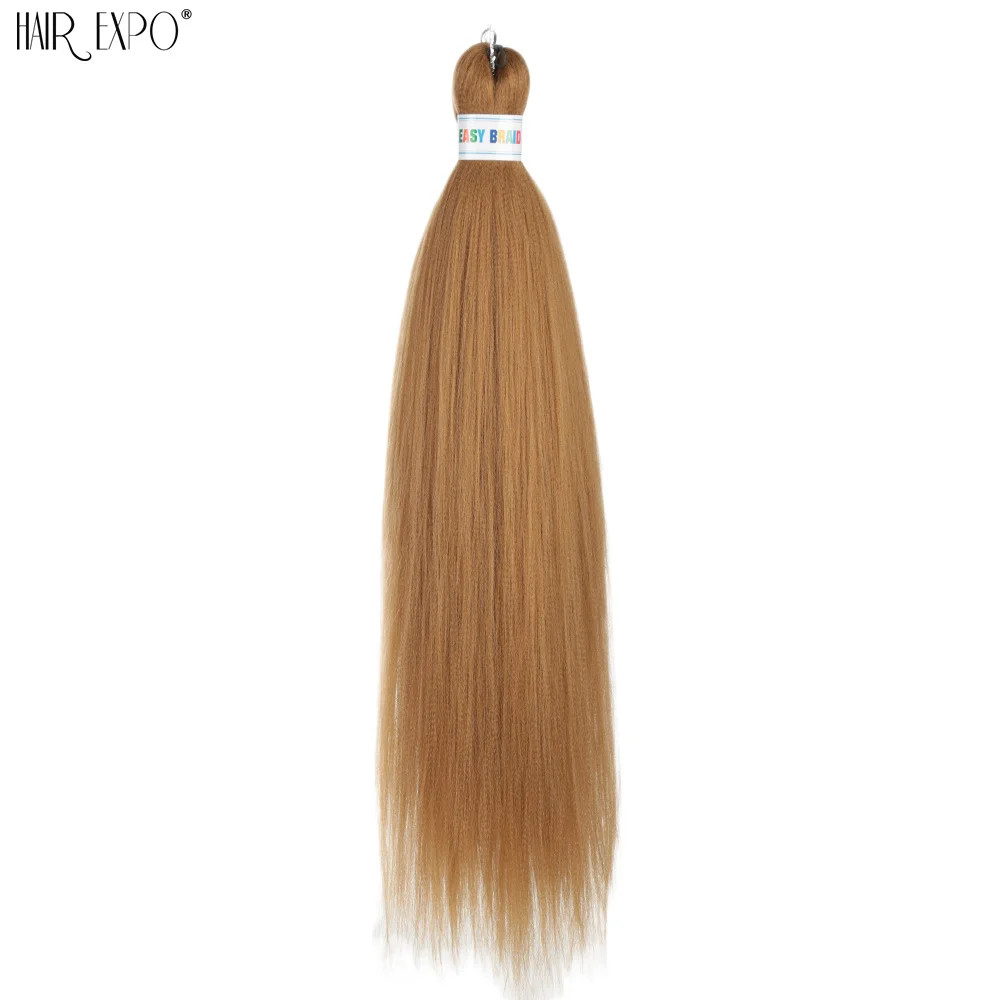 26Inch Easy Braids Synthetic Hair Colorful Pre Stretched Extensions Jumbo Ombre