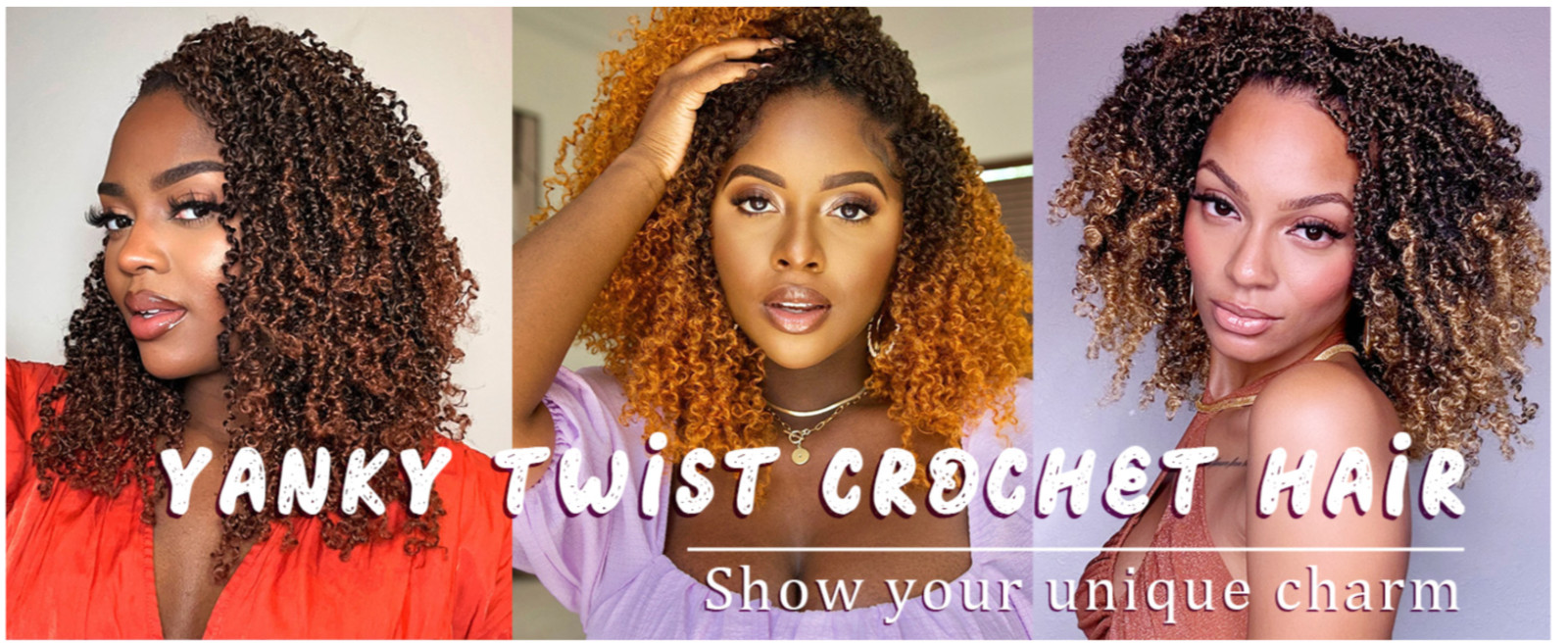 Pre-Looped Crochet Lightweight Braids 10 Inch Yanky Twist Crochet – 7 Pack