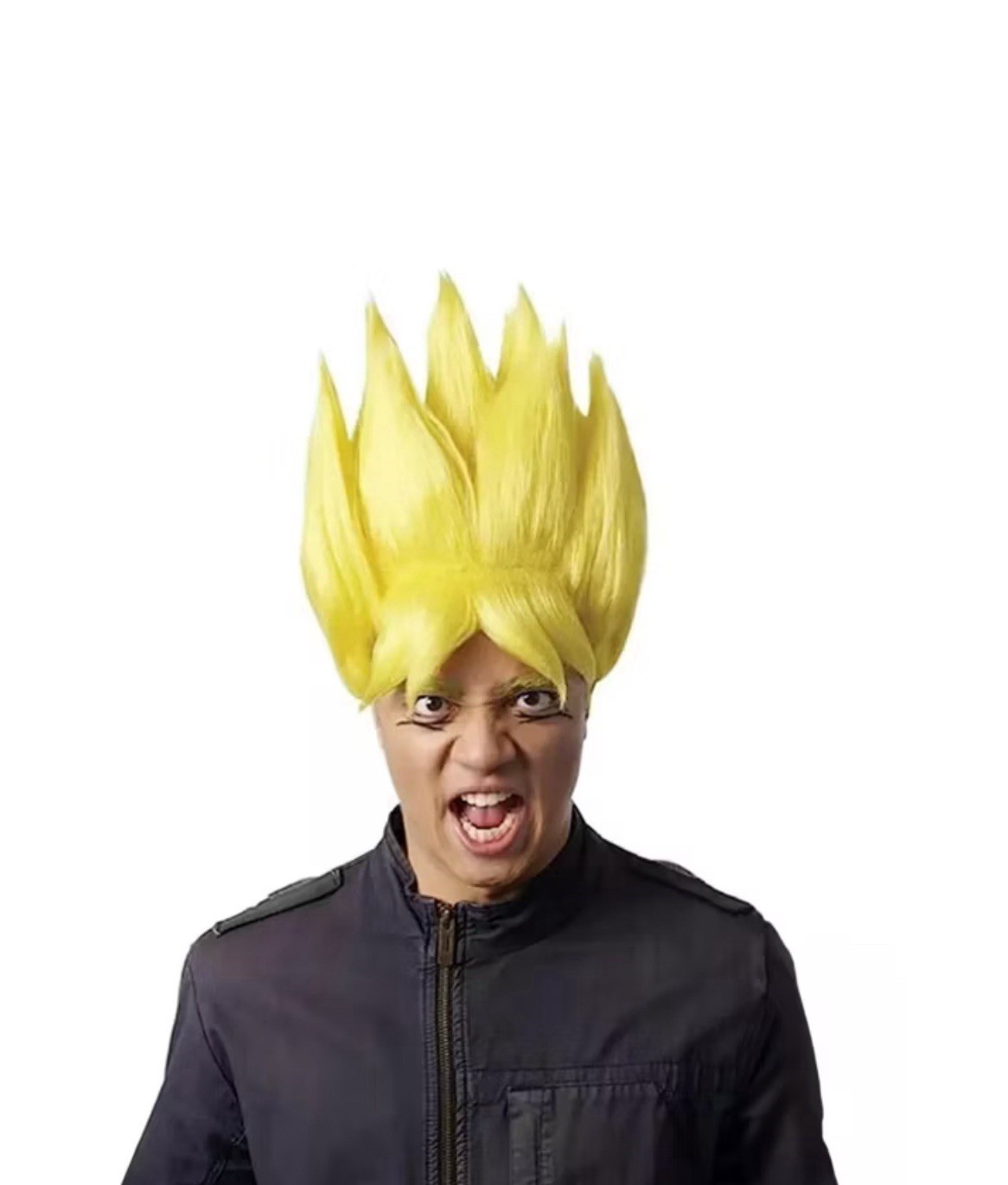 Costume Culture By Franco Warrior Wig Yellow Anime Wig