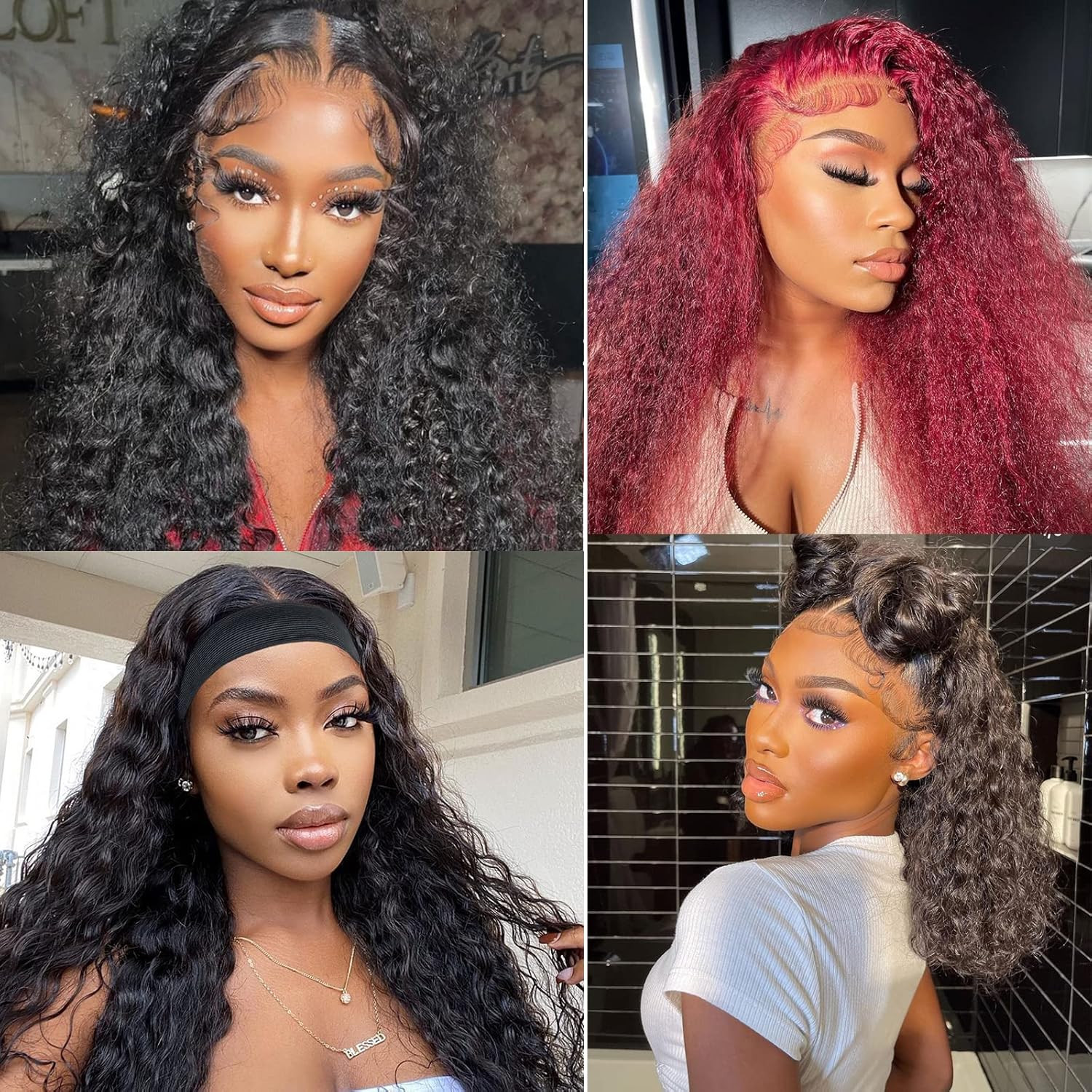 Wig Band Elastic Bands for Wig 3 Pcs Lace Melting Band for Lace Front Wig Bands
