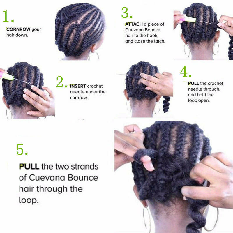 24″ Jumbo Braiding Hair Extensions Kanekalon Synthetic Yaki Afro Box Twist Braid