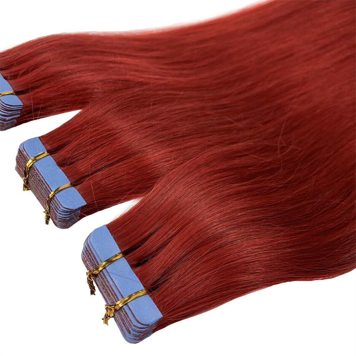 Tape in Hair Extensions Real Human Hair Double Stitched Invisible Skin Weft Hair