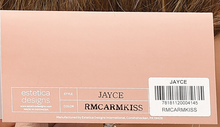 JAYCE Wig by ESTETICA, CARAMELKISS *CLEARANCE! Mono Crown, Stretch Cap
