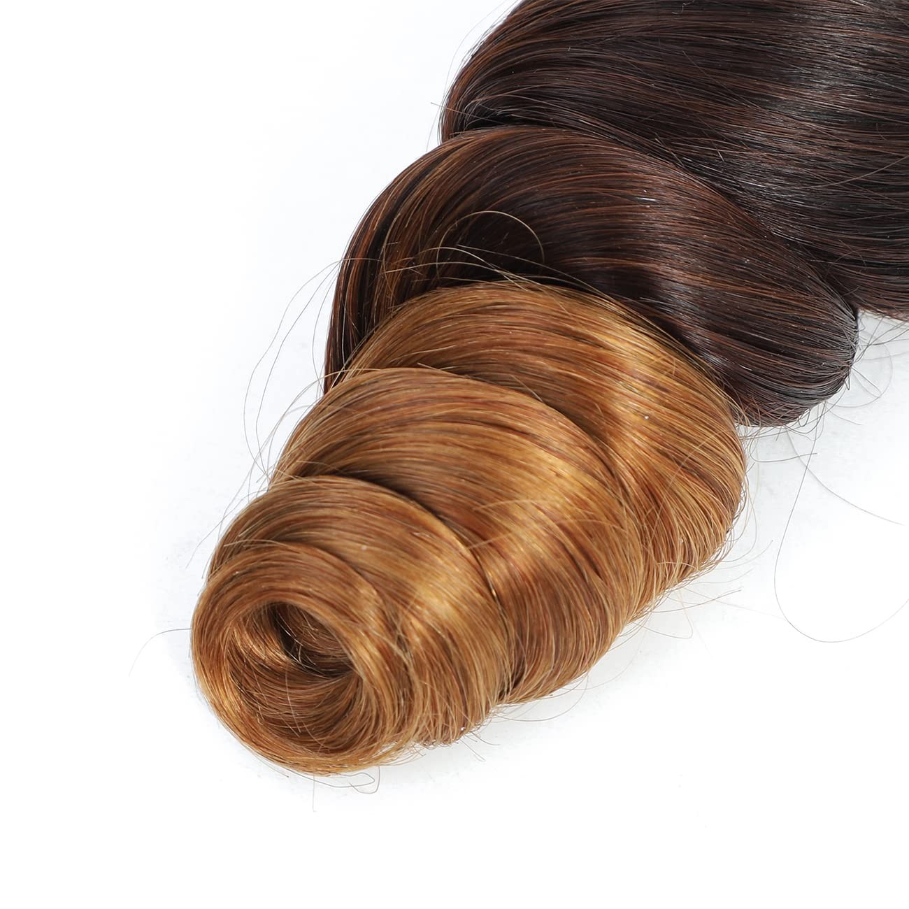 Dream Diana Ombre Bundles Closure Loose Wave Bundles Closure Human Hair Bundles