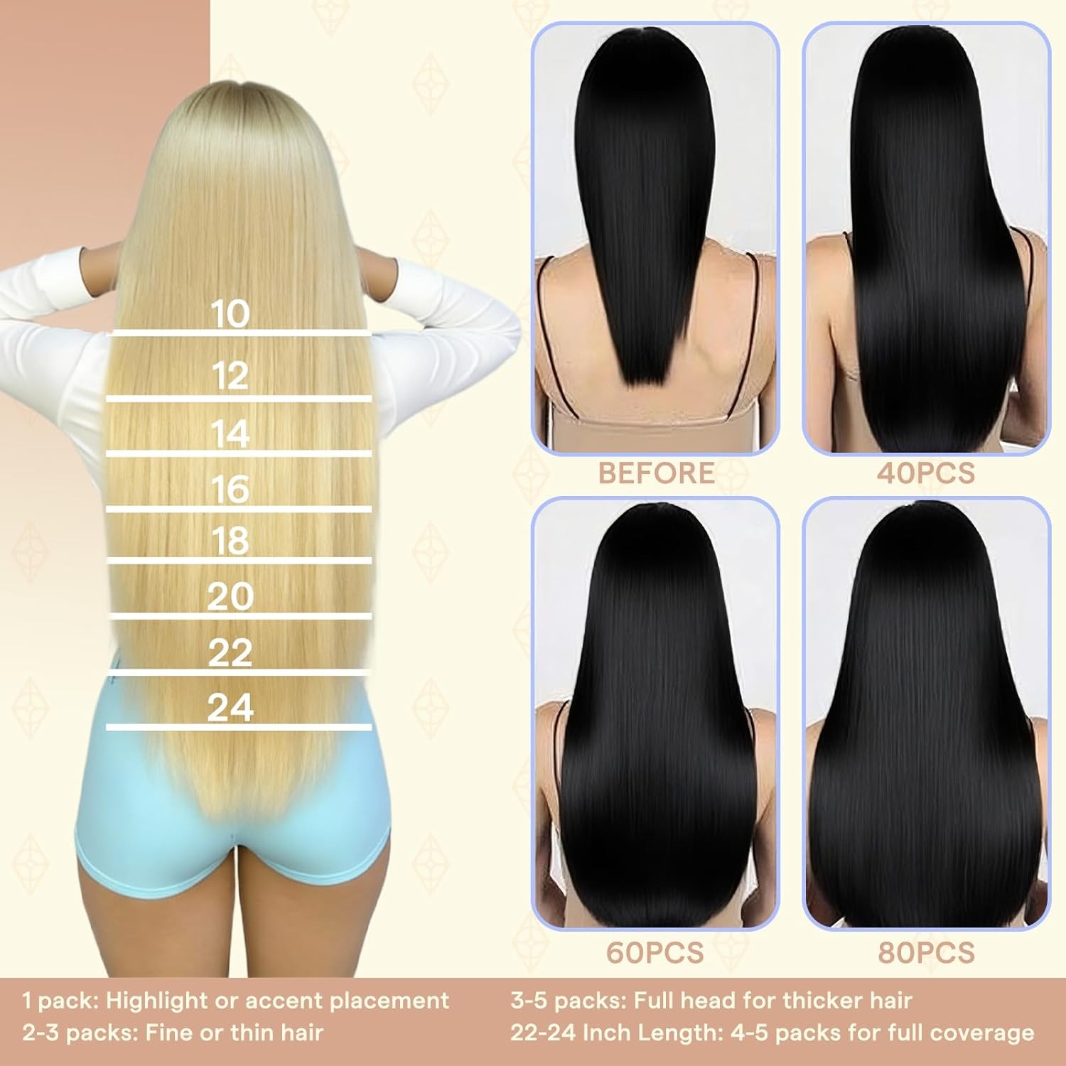 Tape in Hair Extensions Human Hair Color 1 Jet Remy Invisible