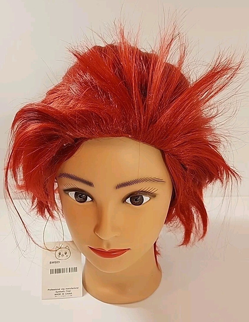Anime Cosplay K Project Mikoto Suoh Red Short 12″ Layered Unisex Costume Fun Wig
