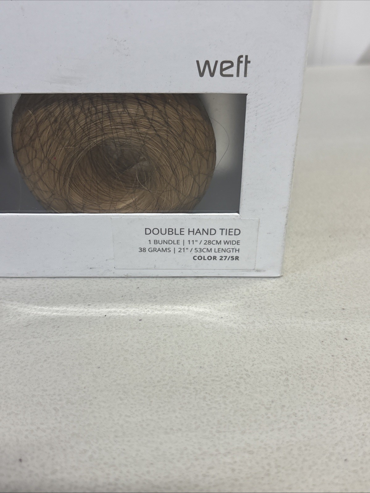 Hairtalk Extensions Weft Double Hand Tied 21in / Color 27/5R