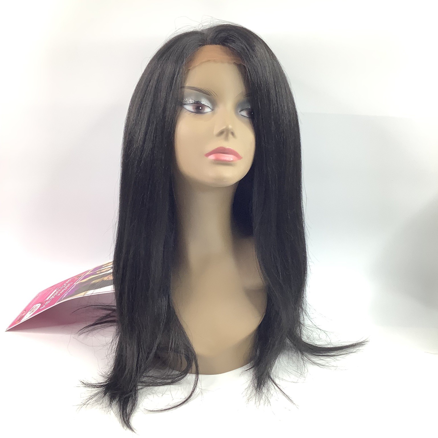 Magic Lace MLF51 Silk Base Lace Frontal Wig 1B Off Black Straight