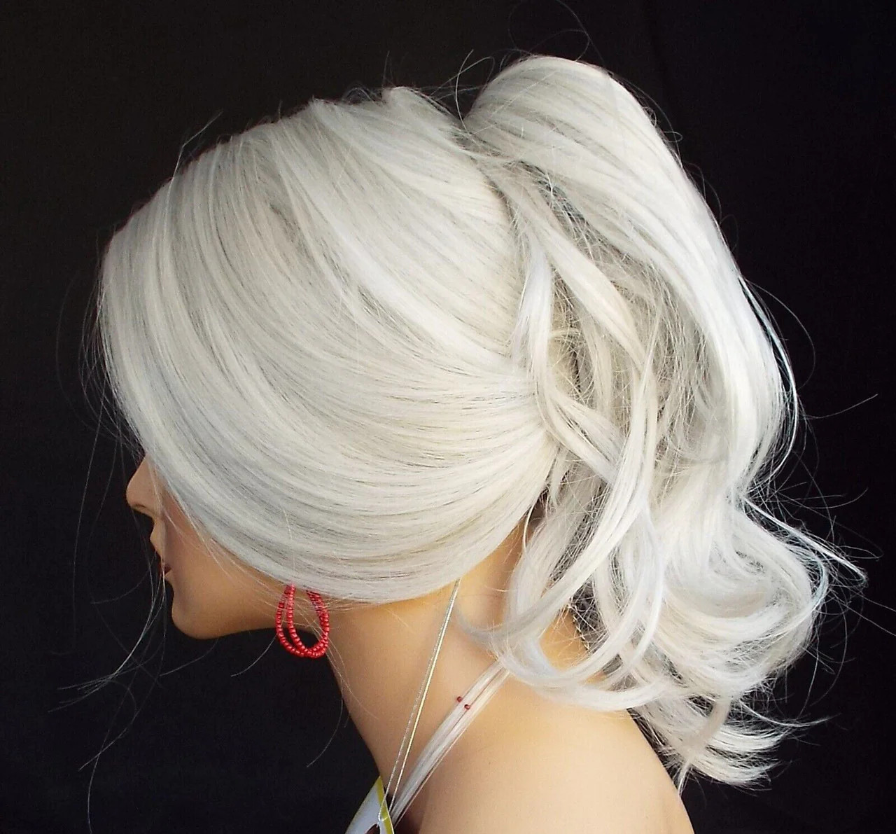 Long CLR #60 white/grey Lace Front Wig FLOWING SOFT WAVES US SELL 359