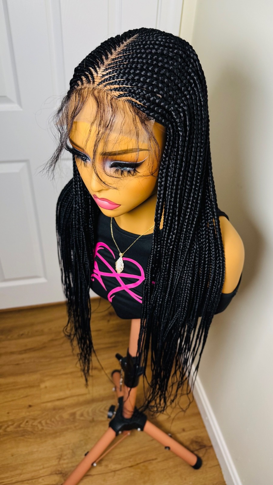 braided wig closure Easy Wear Ready To Ship