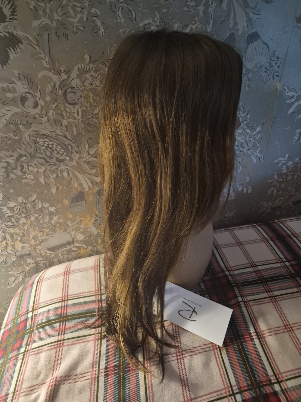 JON RENAU NEW ZARA Straight Layered Synthetic Wig Average Cap Color 4/27/30