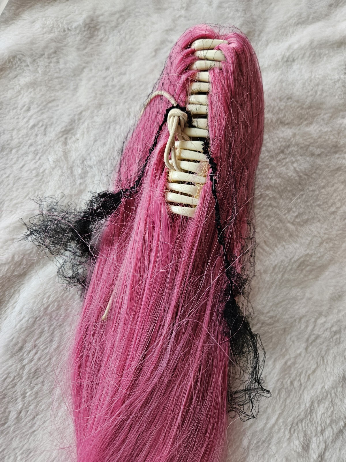 Wig Clip Flamingo Pink Silky 40 Inches Straight Cosplay Arda Costume NEW