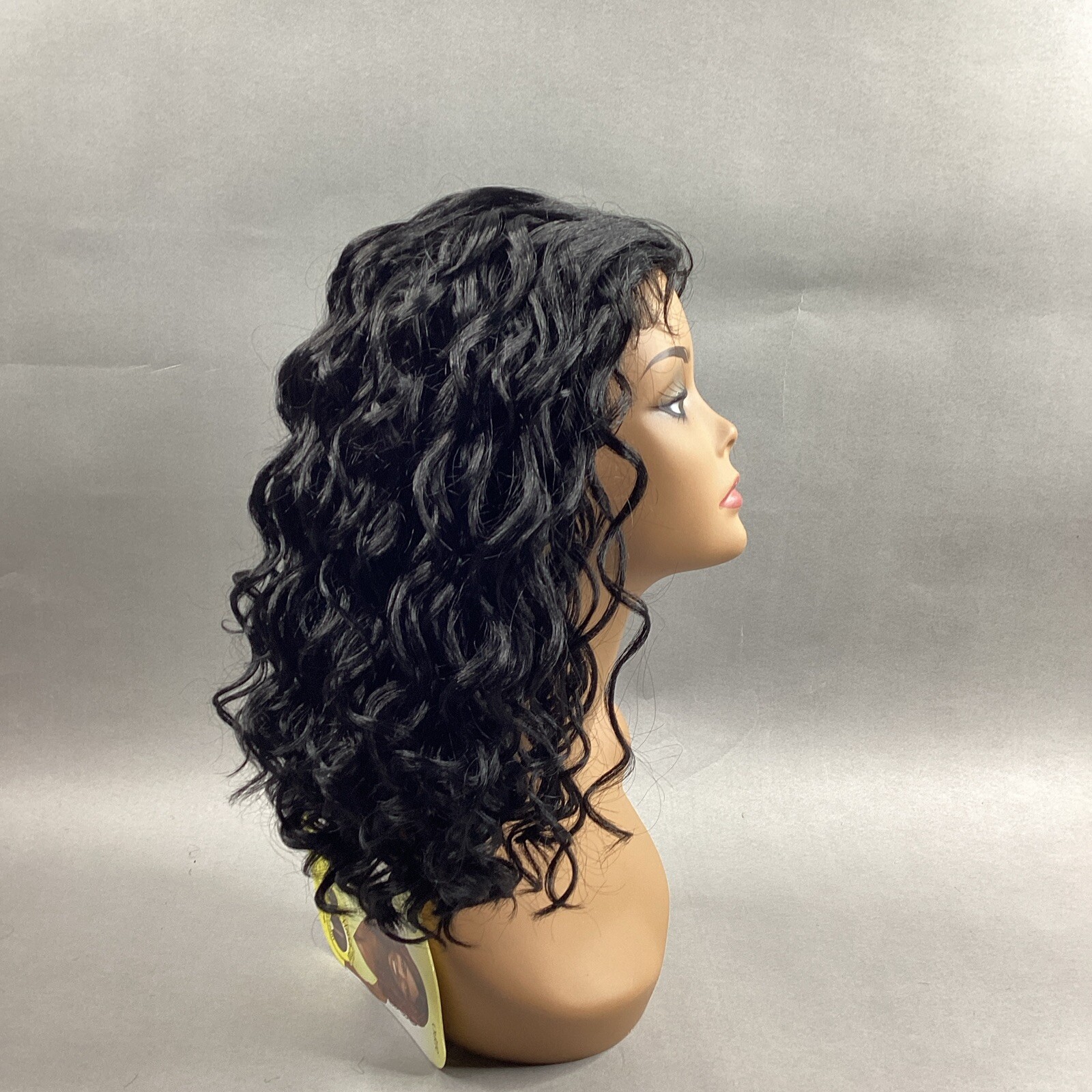 Hayden Long Wavy #1 Jet Black Premium Synthetic Lace Part Wig