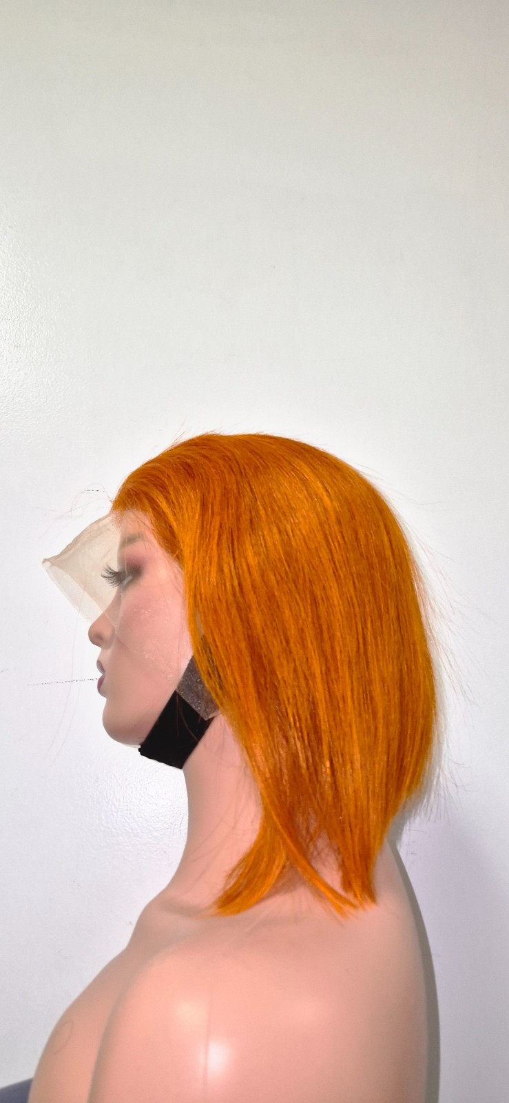 13*4 Straight Orange 10 in Wig