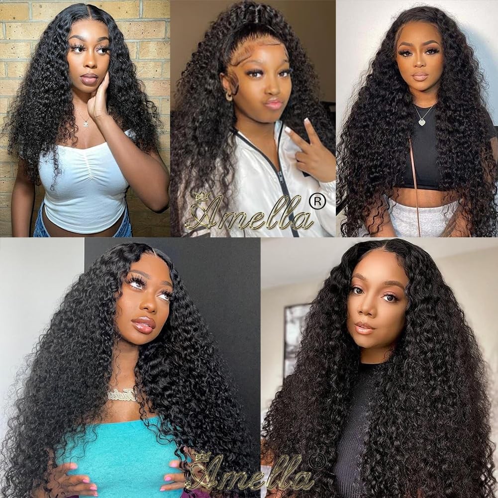 Amella Wet And Wavy Human Hair 1 Bundle 20 Inches 100 Unprocessed Brazilian