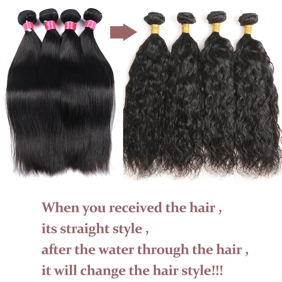 Wet N Weave Human Hair Natural black Color NATURAL WAVE