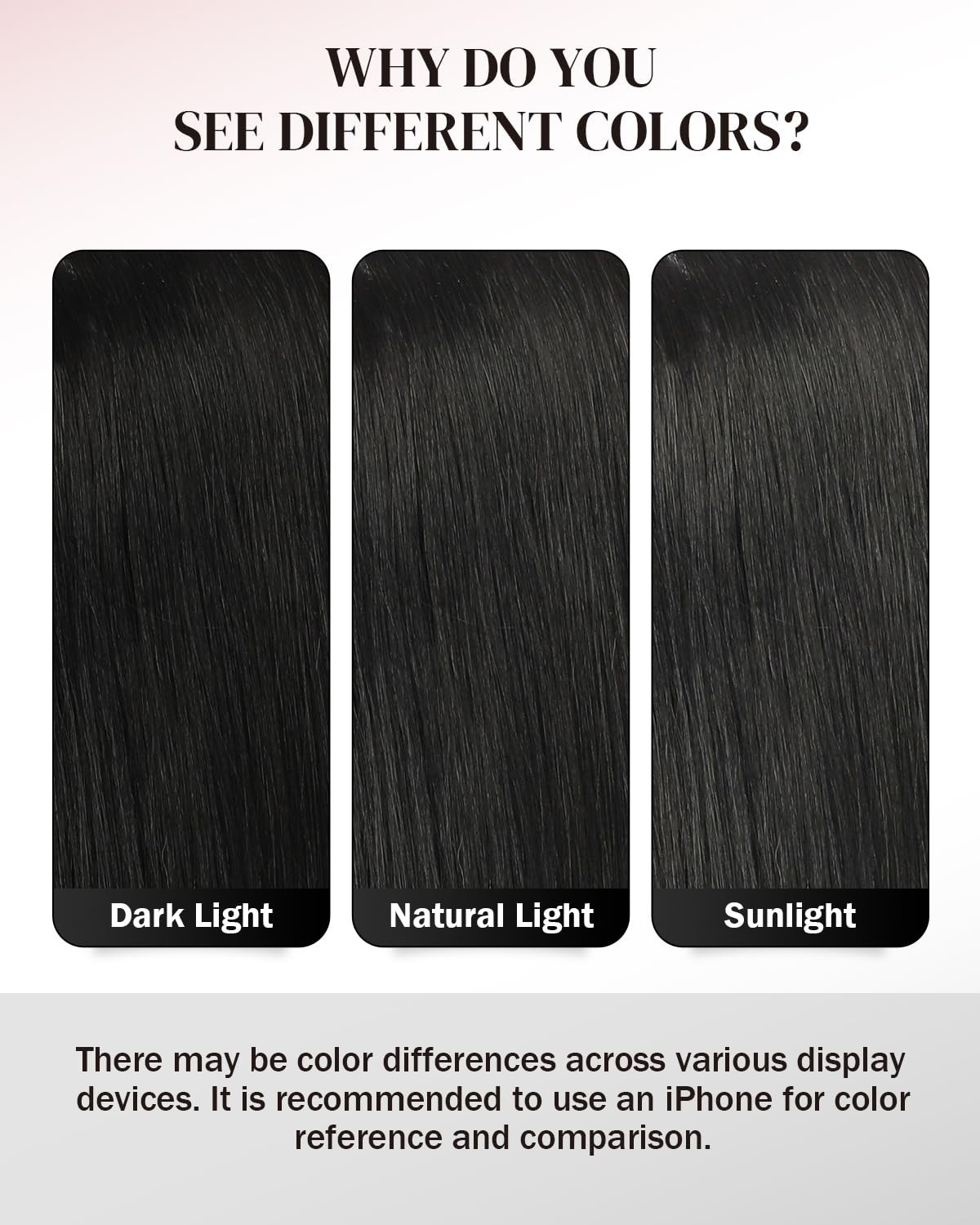 16in Human Hair Topper for Women 7.5×7.5in Injected Silk Base 130% Density #1B