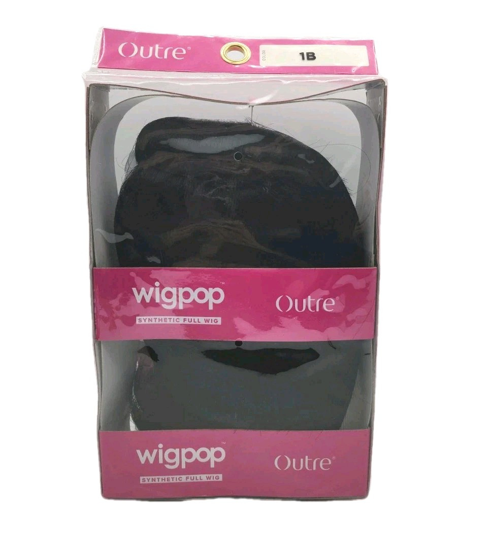 Outre Wigpop Synthetic Hair 11in. Black Tinaye 1B Bob Full Wig