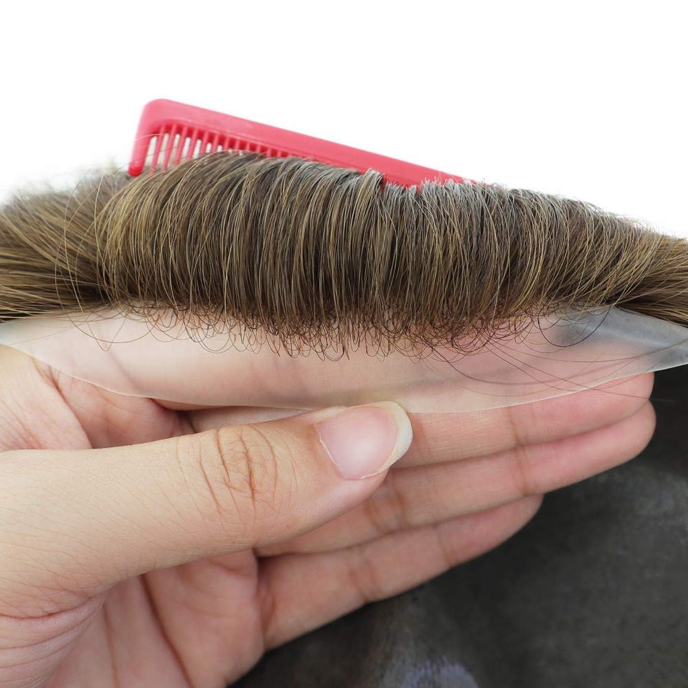 Women Topper Top Piece Wigs All Poly Skin Systems Brazilian Hai Remy Hair Pieces