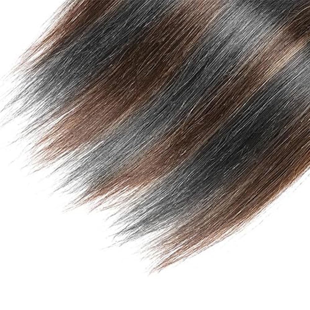Labamiya P4/Grey Human Hair Bundles 20 22 24 Inch Straight Wave Human Hair