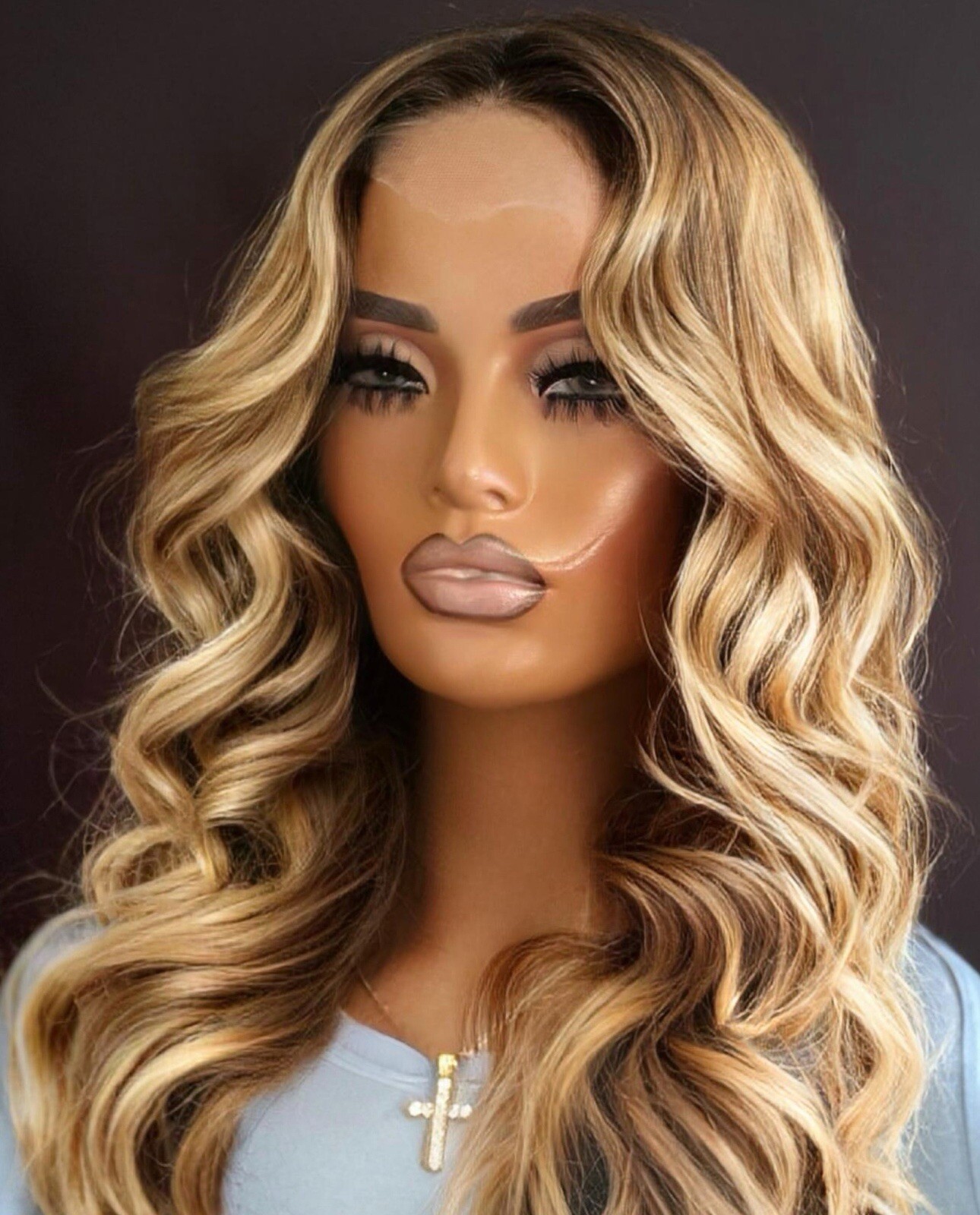 Hannah Unit_Custom Color Ash Blonde 13X6 HD Lace Frontal Human Hair Wig
