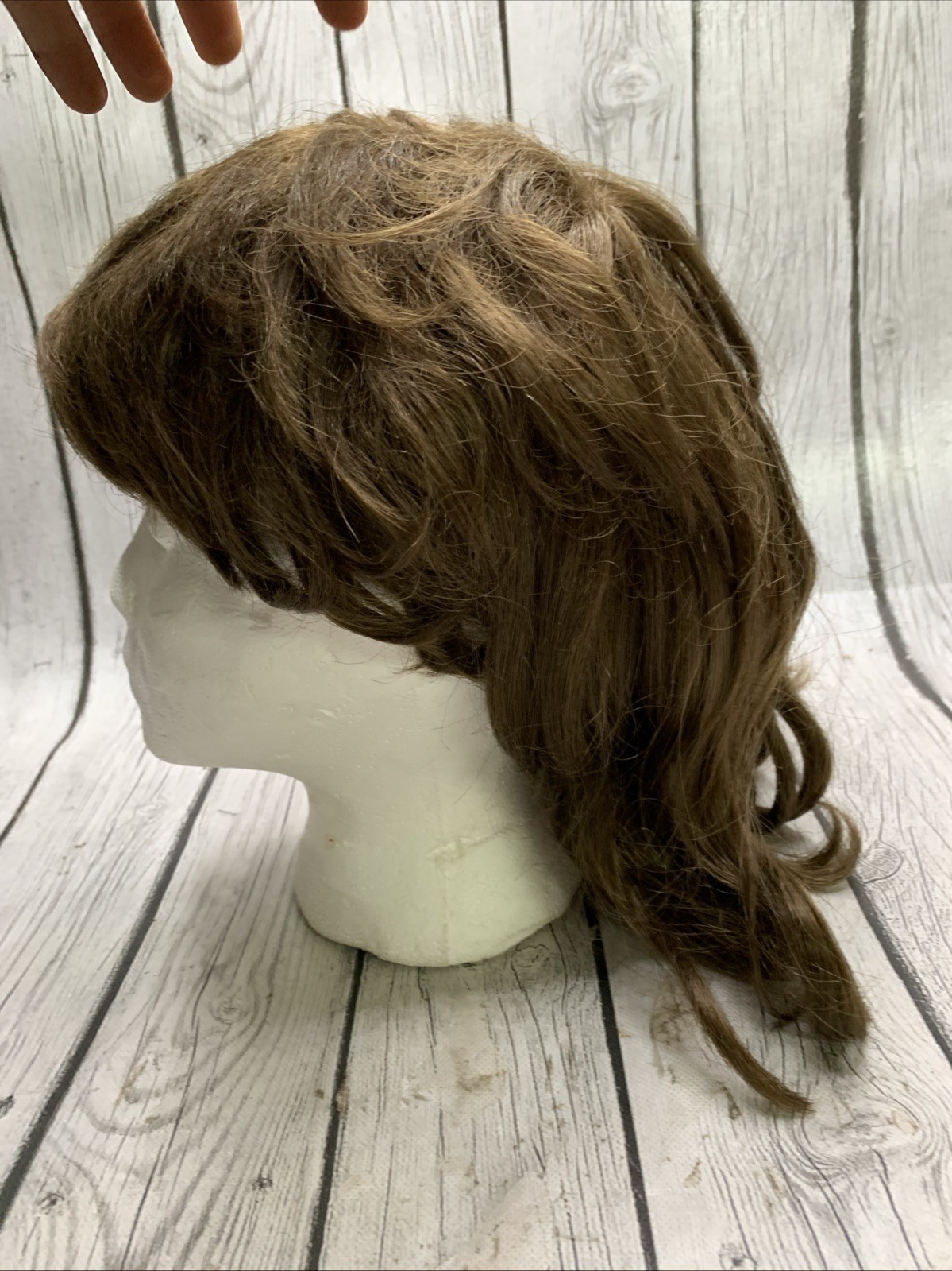 Elura Wig Brunette Short Hair 100% Modacrylic Short Brown