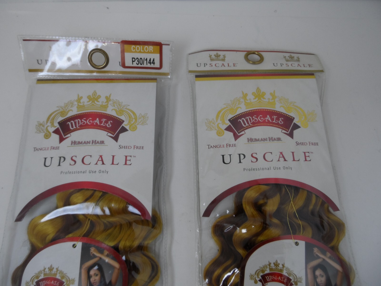 Lot of 2 Upscale 100% Human Hair Quality Wet & Wave – 14” – Color P30/144