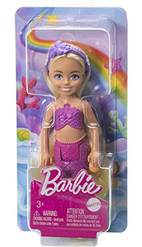 Barbie Dreamtopia Chelsea Mermaid Small Doll with Removable Hair Blonde Mermaid