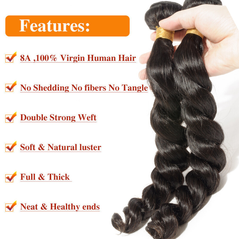 Malaysian Virgin Human Hair Weave Water Wave Weft 100G 1Bundle 100% Unprocessed