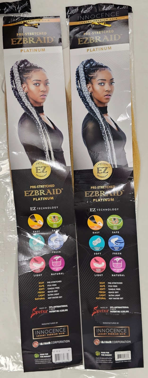 Outre X-Pression Ultra Braid, Twist-Up + Spetra Innocence EZBraid Platinum
