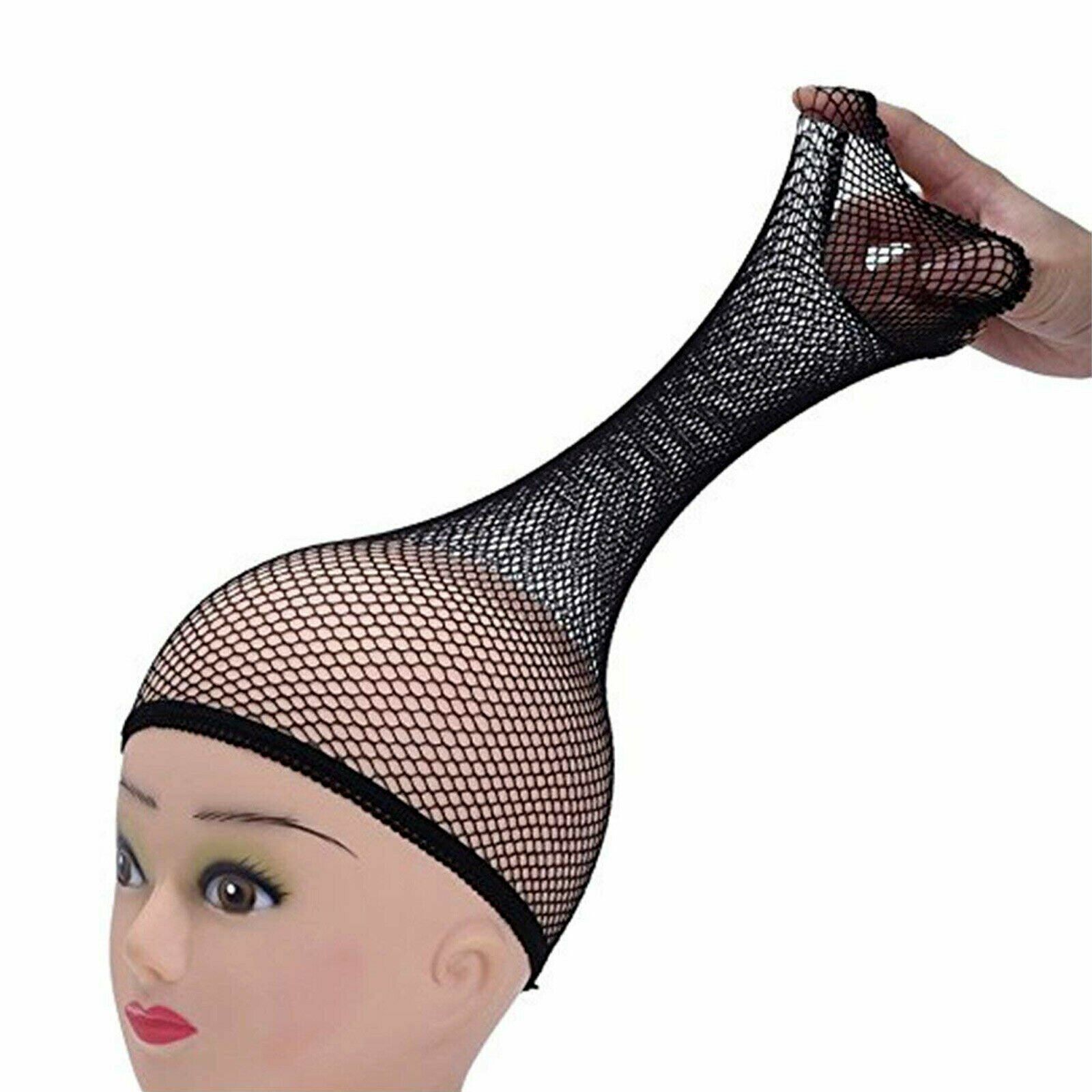 1pcs Deluxe Nylon Stocking Stretchy Wig Caps Light Coffee, Nude, Black, Beige