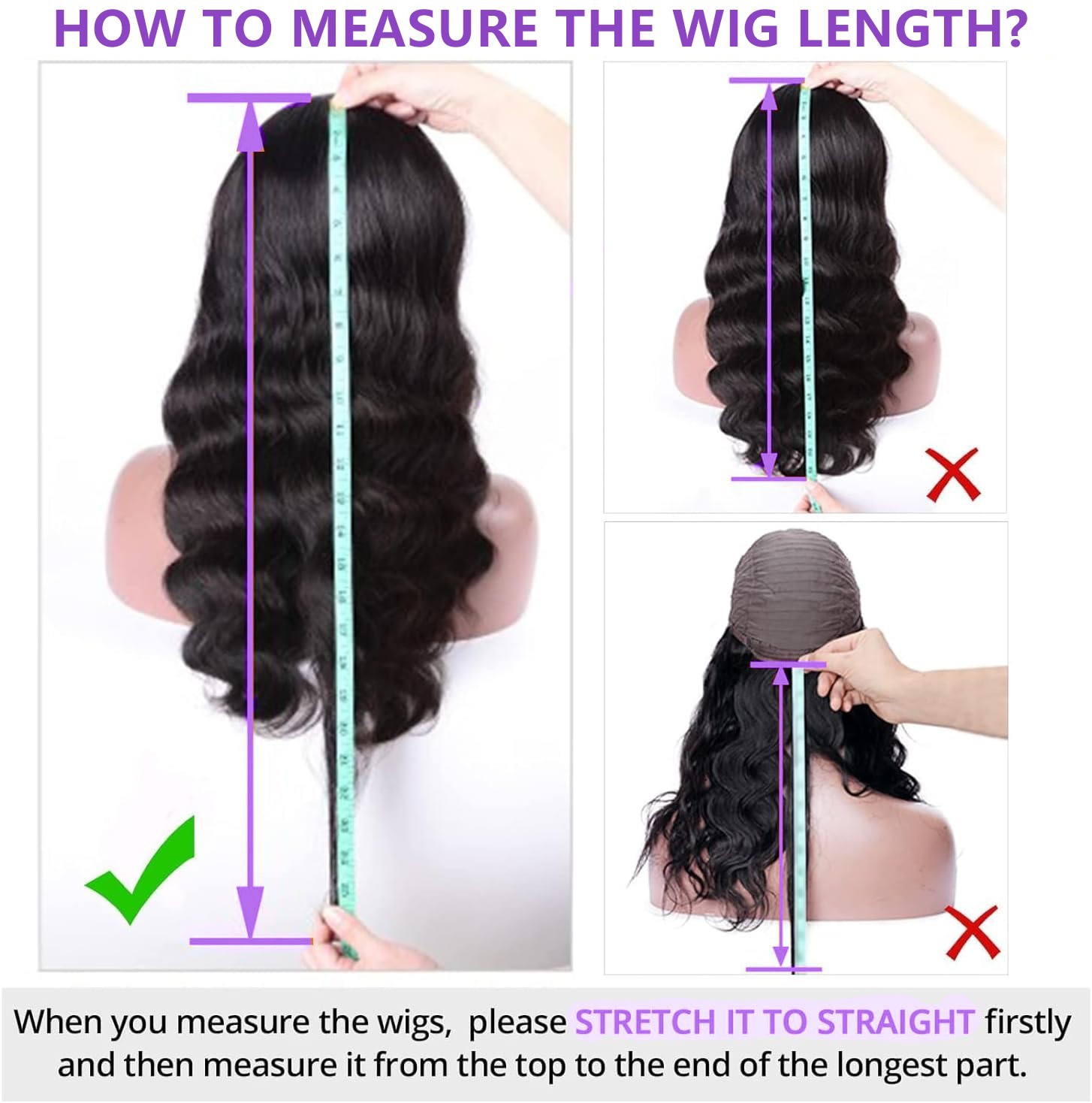 Body Wave None Lace Front Wigs Human Hair with Bangs Glueless Machine Made Wigs