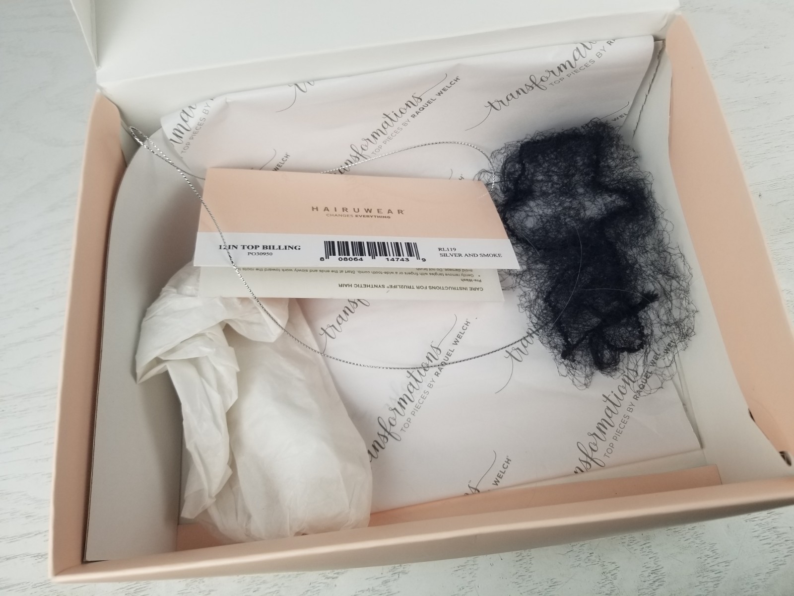 Transformations 12″ Top Billing Pieces By Raquel Welch Rl119 Silver Smoke Wig