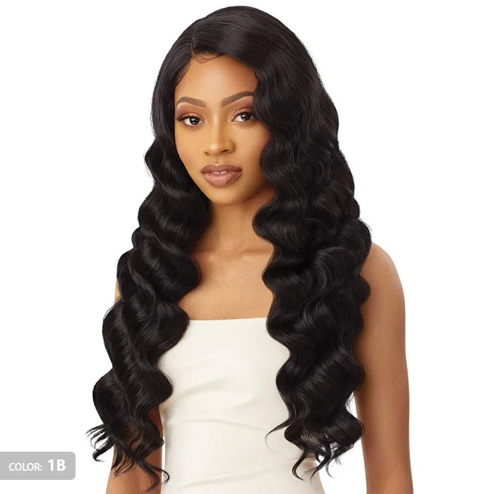 ISLA- Outre Synthetic Pre-Plucked I-Part HD Swiss Lace Front Wig