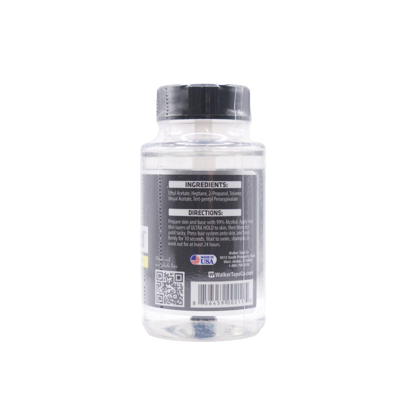 Walker Ultra Hold Glue, Wig Glue Adhesive for Securing Hair Extensions, 3.4oz
