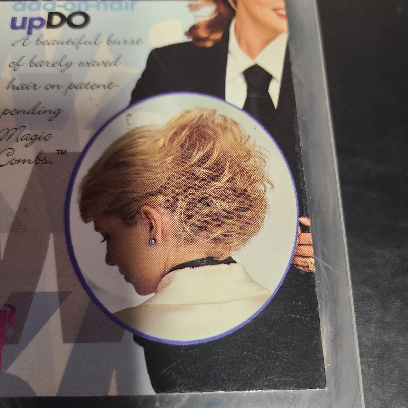 Raquel Welch UpDo Interlocking Magic Combs- R44 Steel Gray Directions included