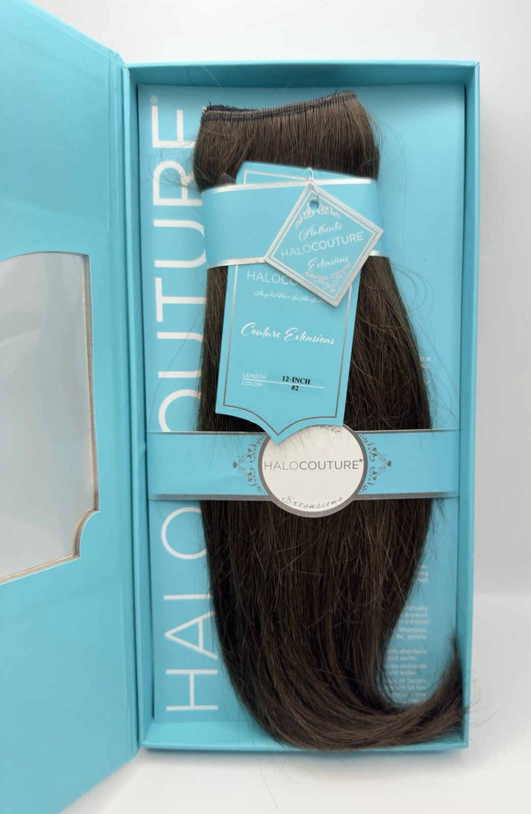 Authentic HALOCOUTURE The Original Halo® Hair Extensions – 12 Inch – Color #2