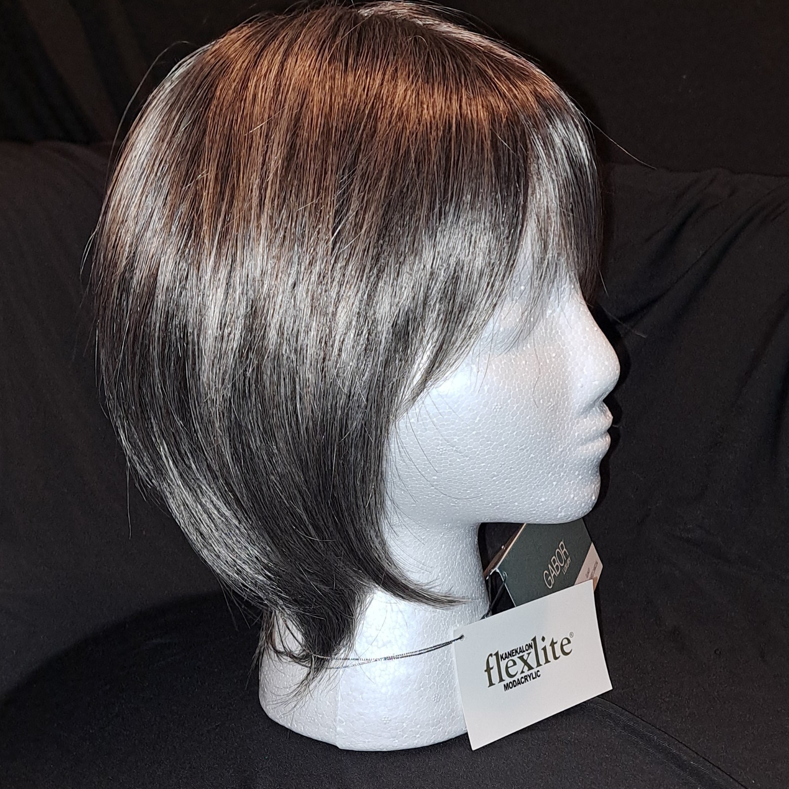 Gabor Straight Synthetic Wig. ‘All Too Well’ Bob in Sugared Charcoal Medium