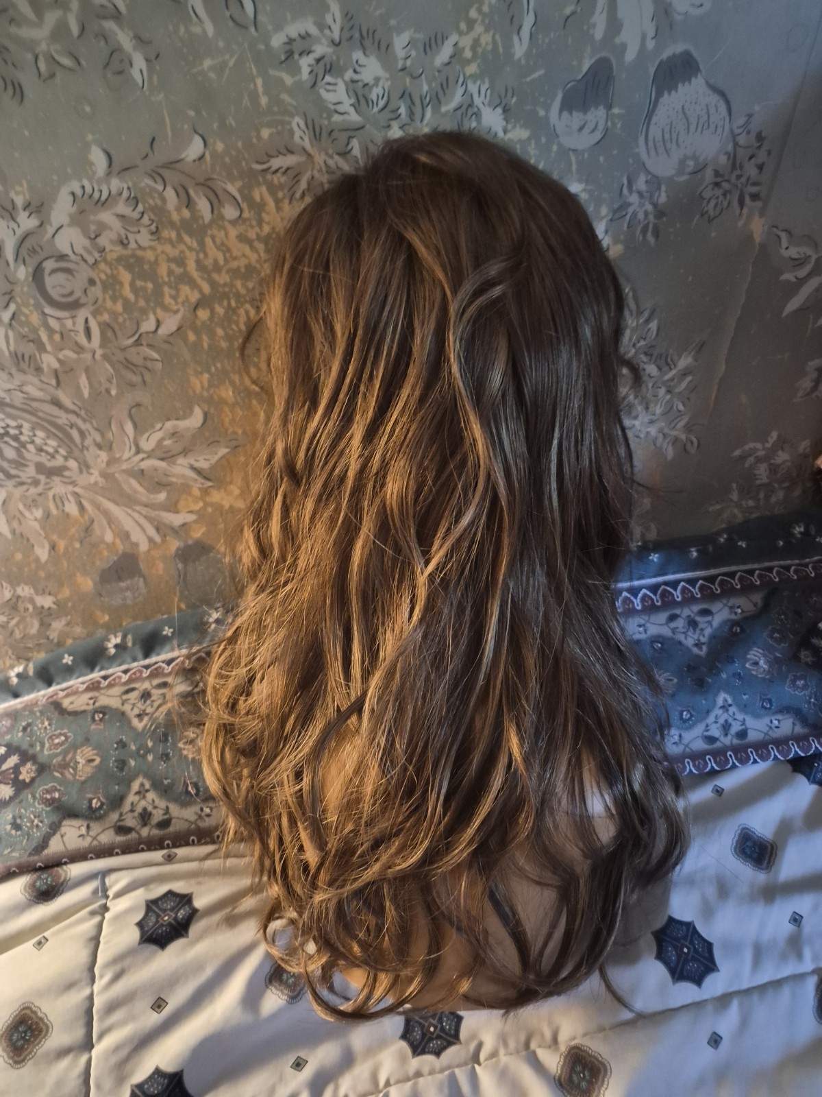 Ellen Wille Arrow Mocca Rooted Lace Front Mono Part Beach Waves Wig, Average Cap
