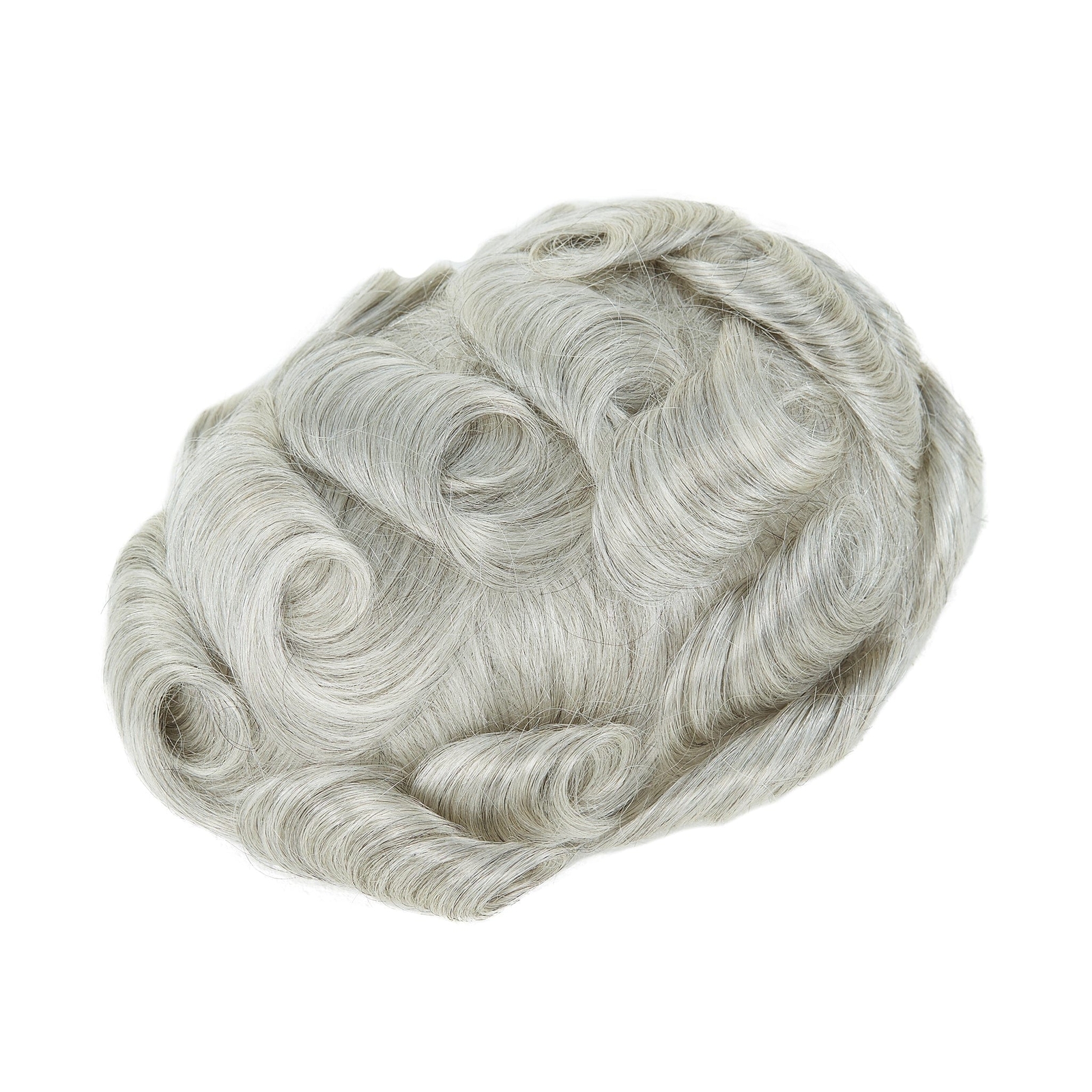 0.08-0.10mm Full Thin Skin Base Slight Wave Men’s Toupee | Men’s Hairpieces