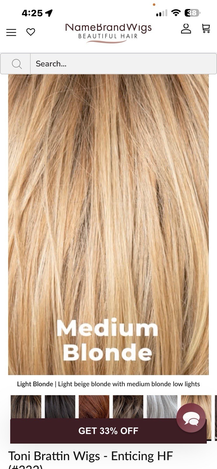 Wigs Toni Brattin #348 Confidence regular
