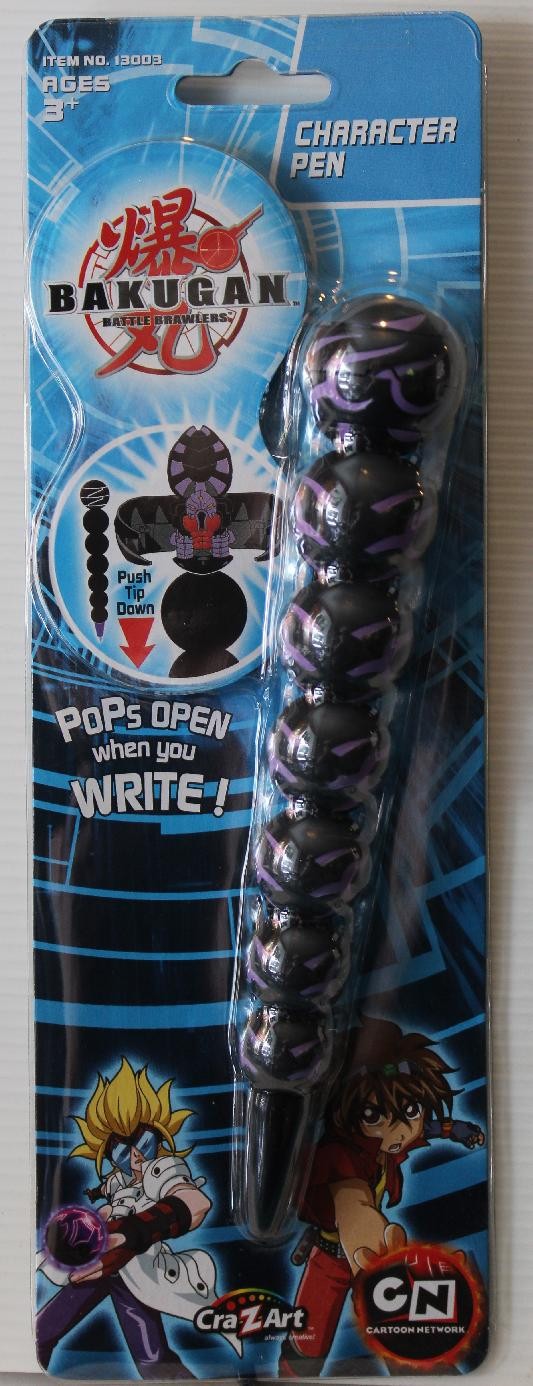 Bakugan Character Pen Purple & Black
