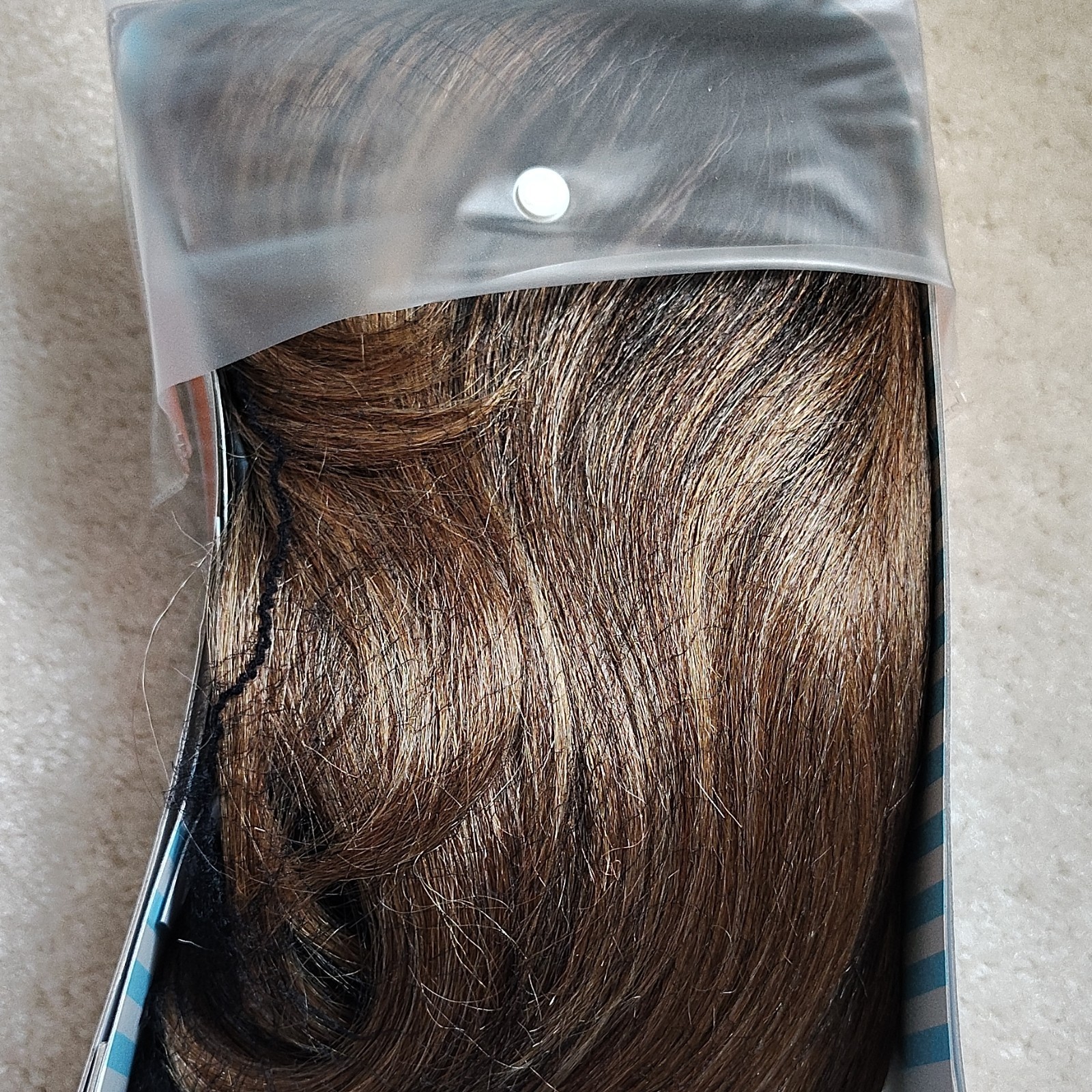 MODEL MODEL Clean Cap Synthetic Wig OP671 Dark Brown Bob Straight Free-Part