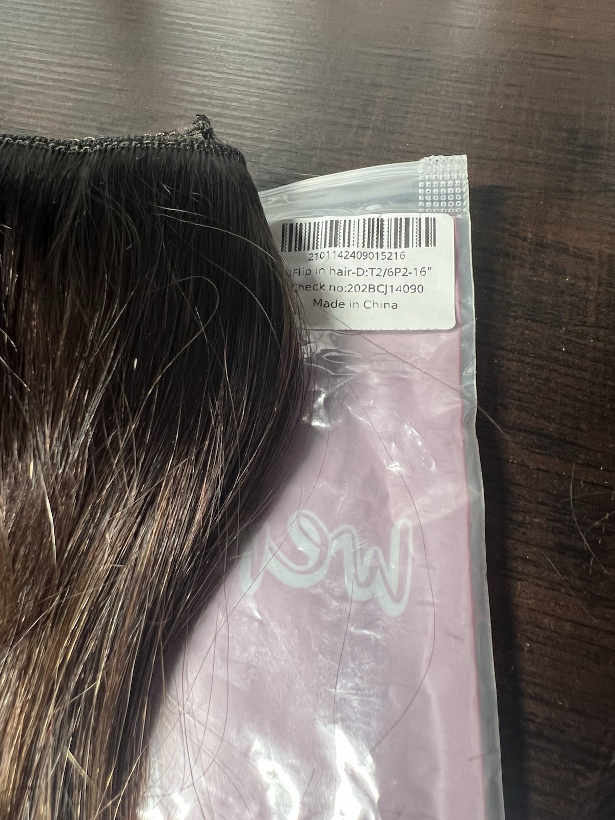 WENNALIFE Wire Hair Extensions Real Human Hair 16 inch 95g Balayage