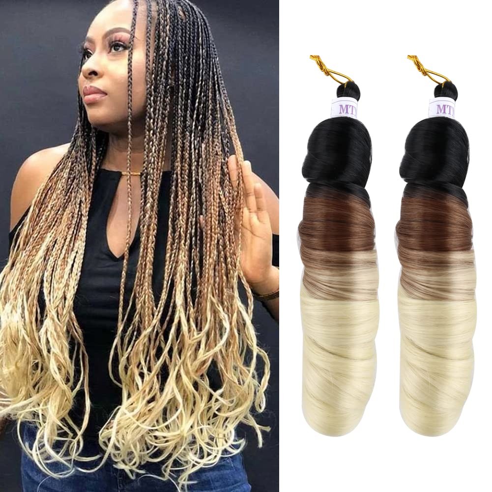 French Curly Braiding Hair for Braids 8 Packs 18 Inch 100G/Pack Loose Wave Br…