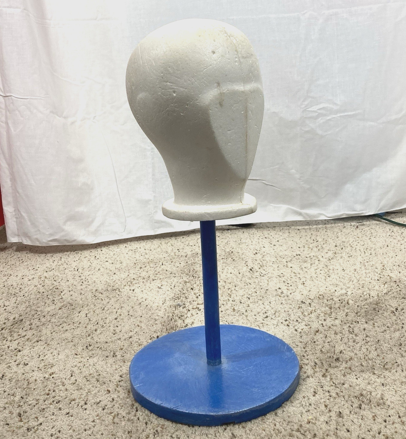 Cosplay Wigs, Set of 4 (Gold, Pink, Gray, Amber), Plus Stand (made by Dad)