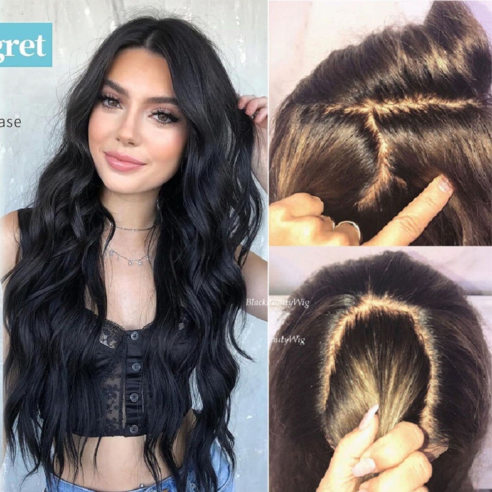 Loose Wavy 5×5 Silk Base Full Lace Human Hair Wig Glueless Silk Top Lace Wig