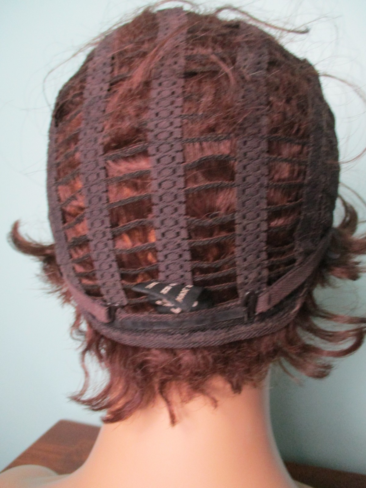 4″ – 6″ dark brown retro 90s mushroom BOB style WIG by NEW BORN FREE
